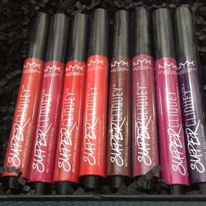 Bundle of 8 NYX Super Cliquey Liquid Lipsticks NWT
